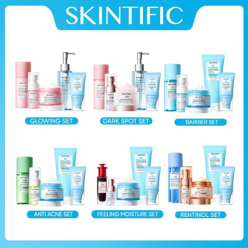 BUNDLING SET 5 IN 1 SKINCARE SKINTIFIC