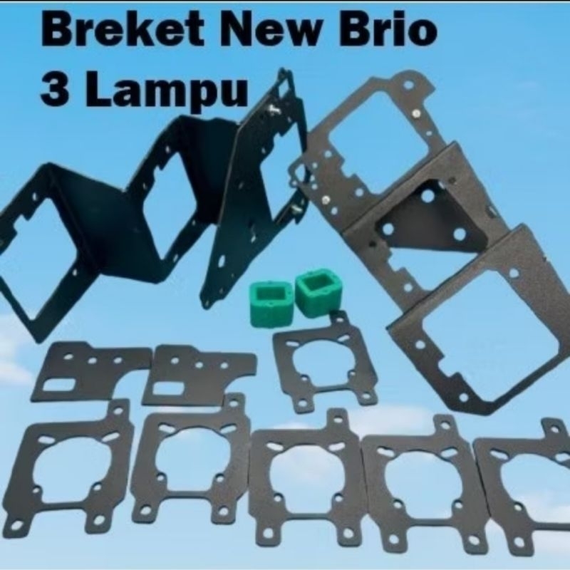 Breket Biled BRIO matrix bracket projie All new honda brio 1.5 inch proji 2018 ke atas