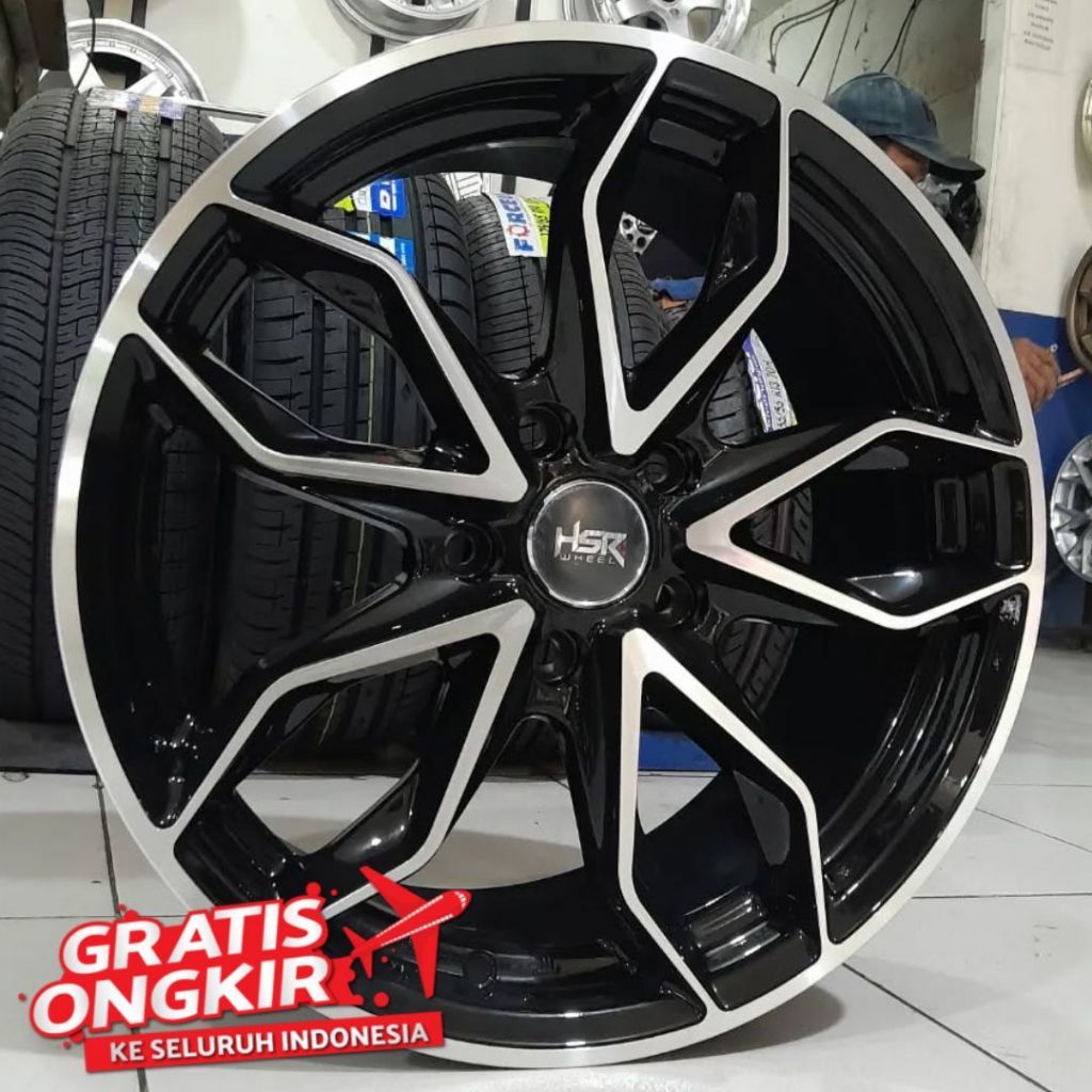 Velg Original Hsr Ring 17 Slouk Pcd 5x114 Velg Mobil Crv Hrv Innova Juke Zenix