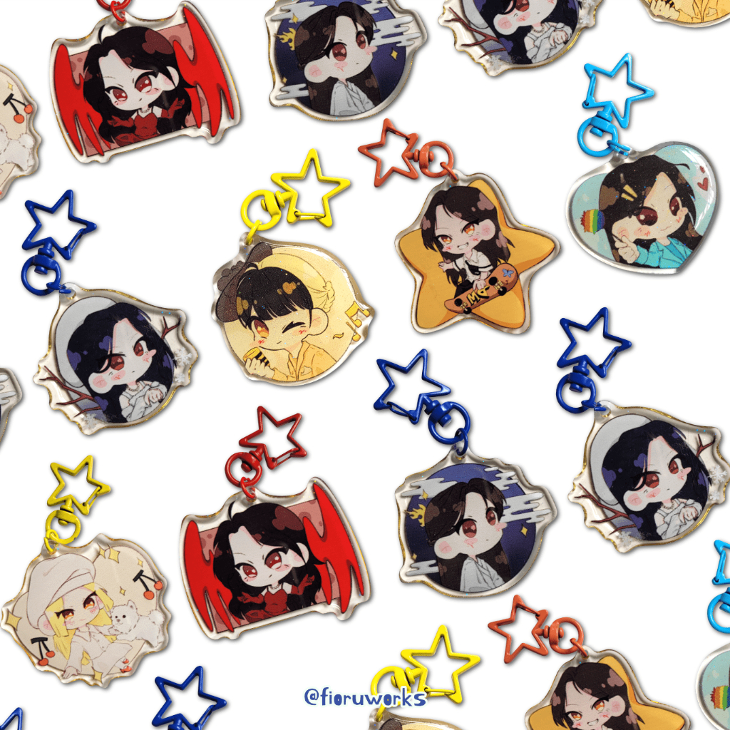 Epoxy Resin Keyring KPOP Dreamcatcher Solo