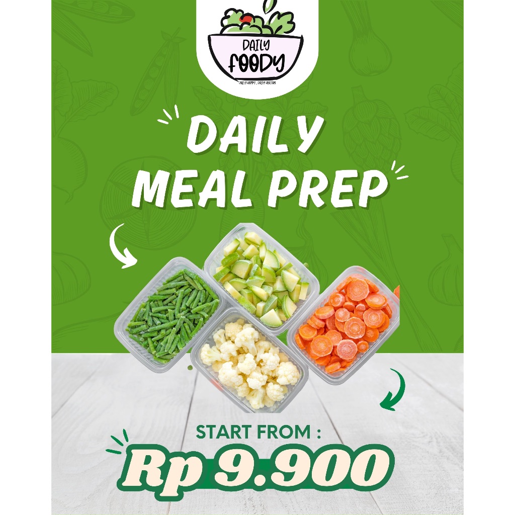 

SAYUR POTONG PRAKTIS/MEAL PREP INSTANT