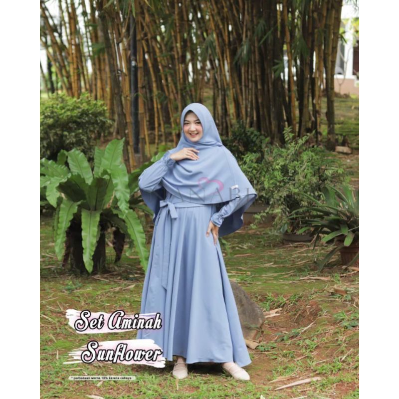 NANABI COLLECTIONS - SET GAMIS AMINAH + SEGIEMPAT