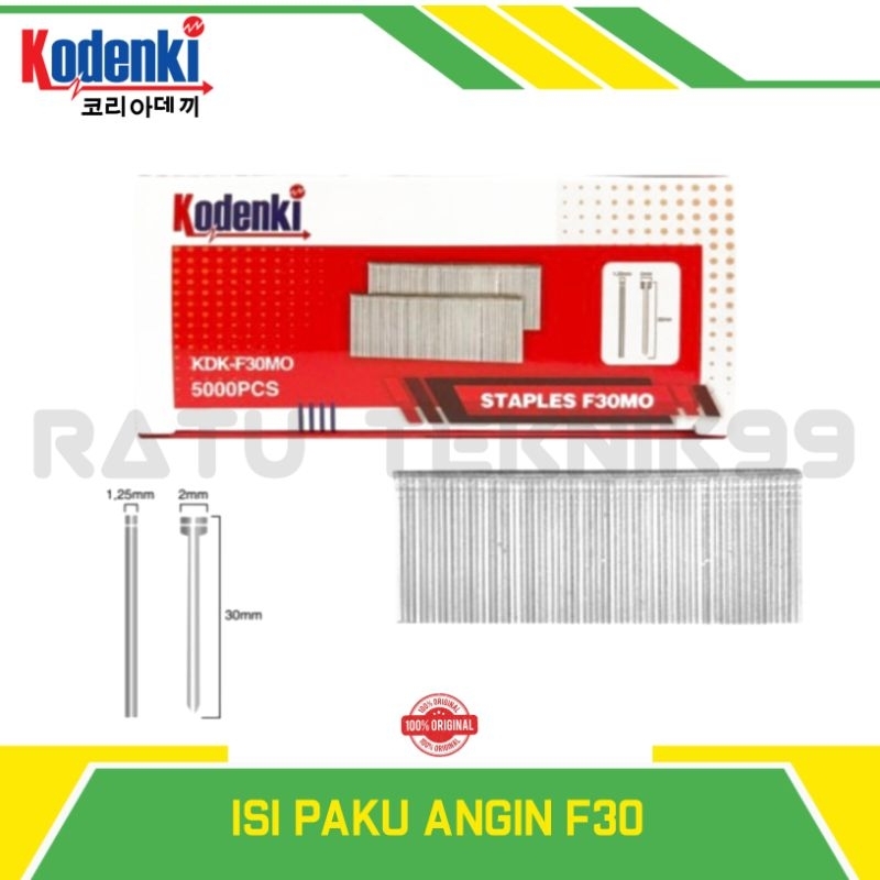 

paku tembak F30 KODENKI 5000 refill staples gun stepler stapler