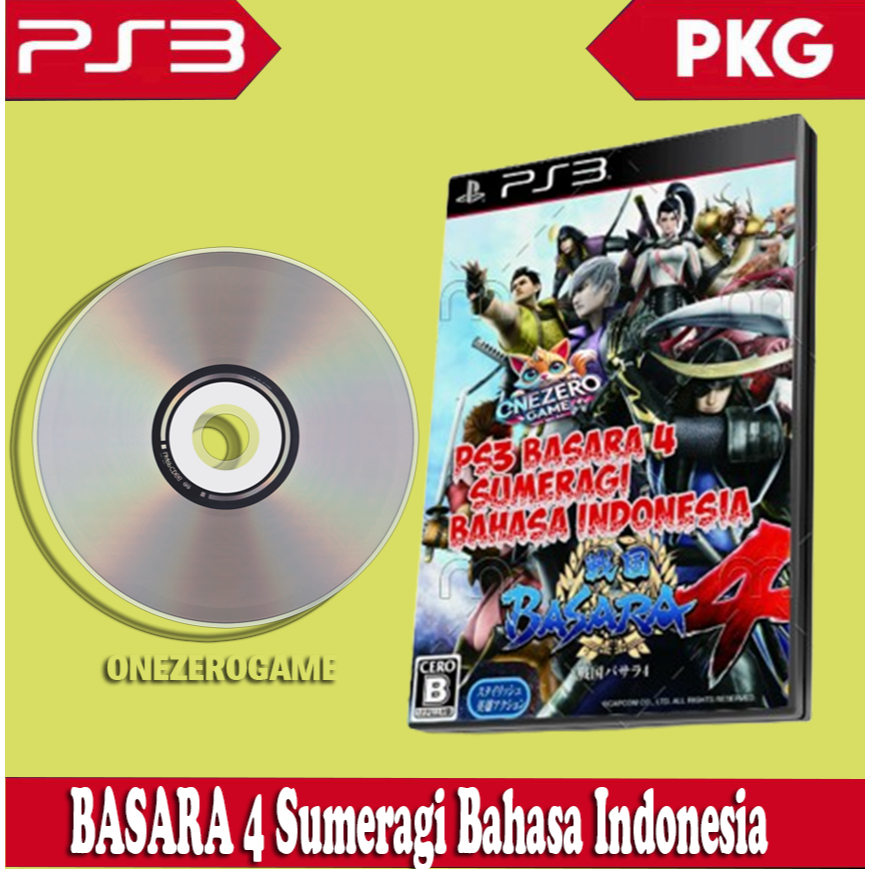 PS3 BASARA 4 Sumeragi Bahasa Indonesia INSTAL VIA DVD