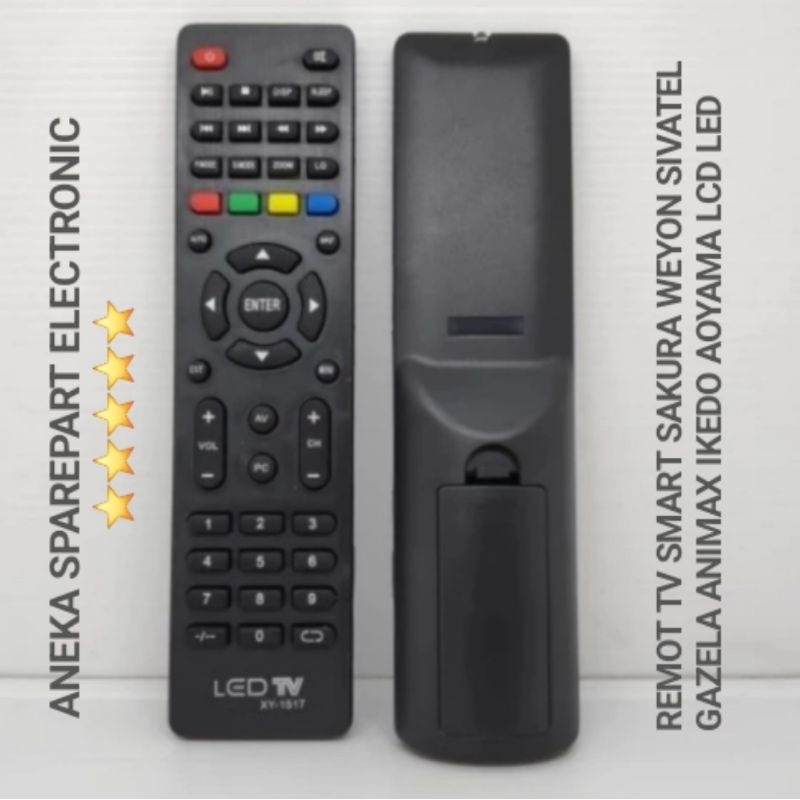 REMOT TV SMART SAKURA WEYON SIVATEL GAZELA ANIMAX IKEDO AOYAMA LCD LED