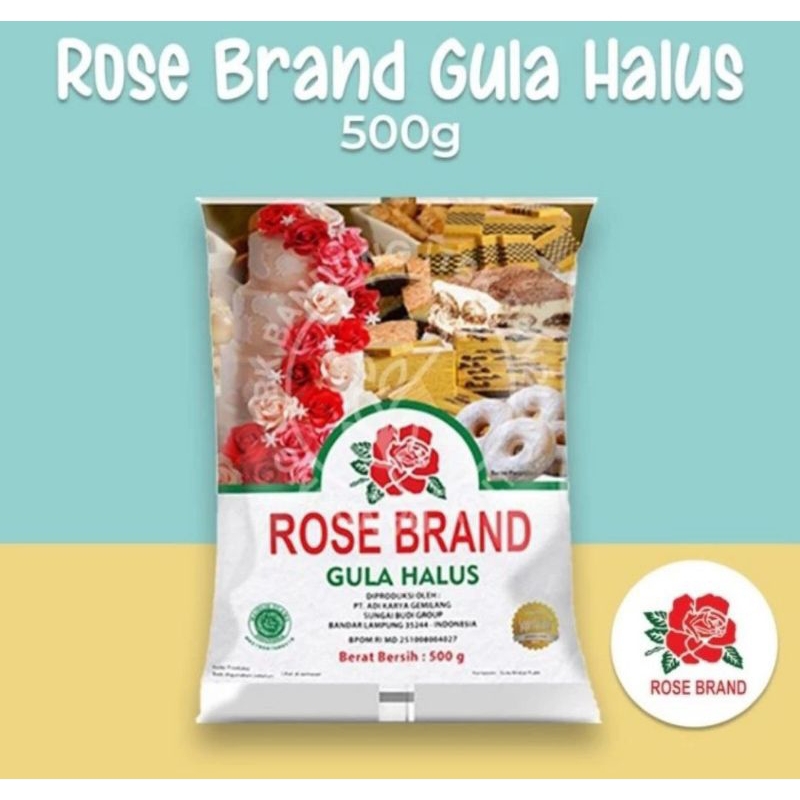 

ROSE BRAND GULA HALUS 500 GR