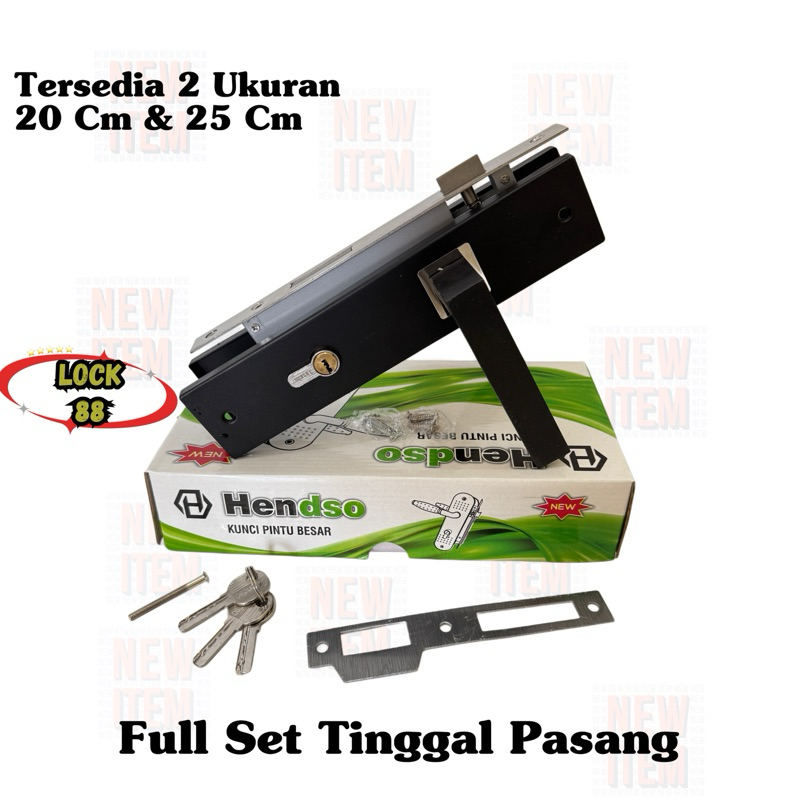full black gagang pintu rumah 3 kunci handle pintu kunci pintu rumah tanggung dan besar