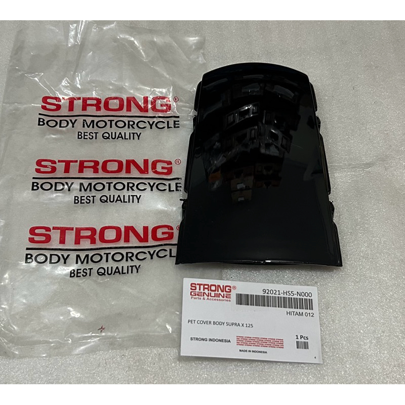 Pet Cover Body Sambungan Body Belakang Supra X125 Lama Batman Merk Strong