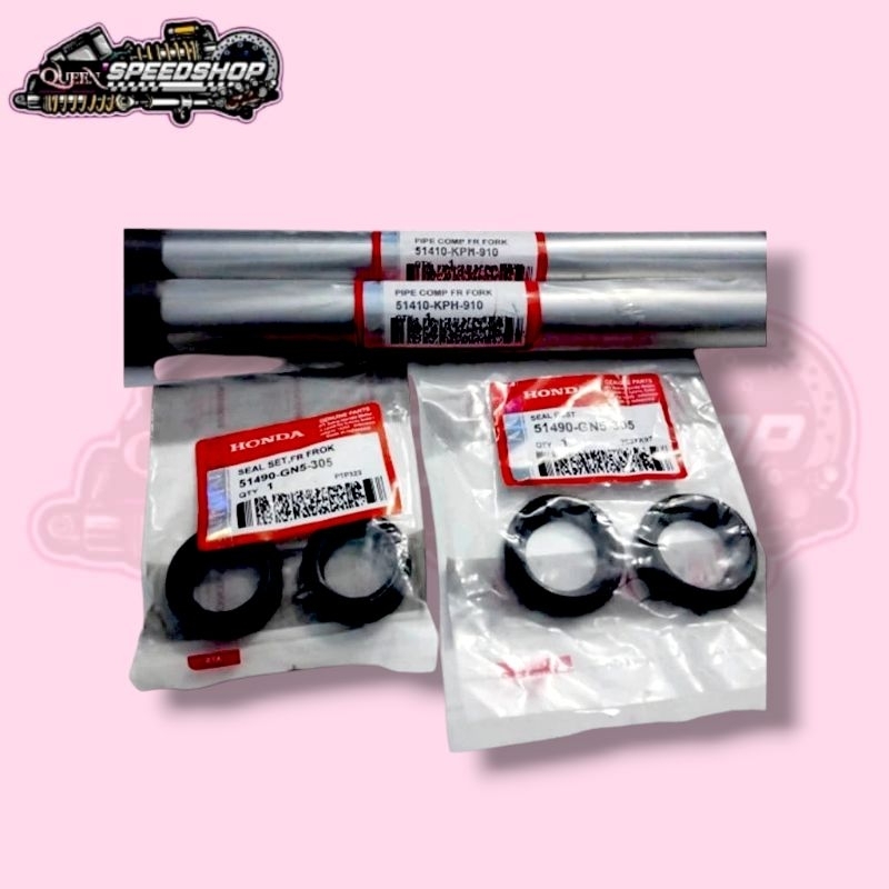 Paket As Shock Depan Supra X 125 Set Seal Depan As Depan Shock Karisma