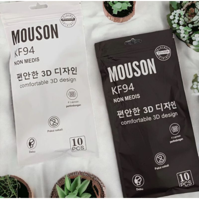 MASKER KF94 KOREA 4PLY / MASKER EVO 4D MOUSON DISPOSABLE FACEMASK