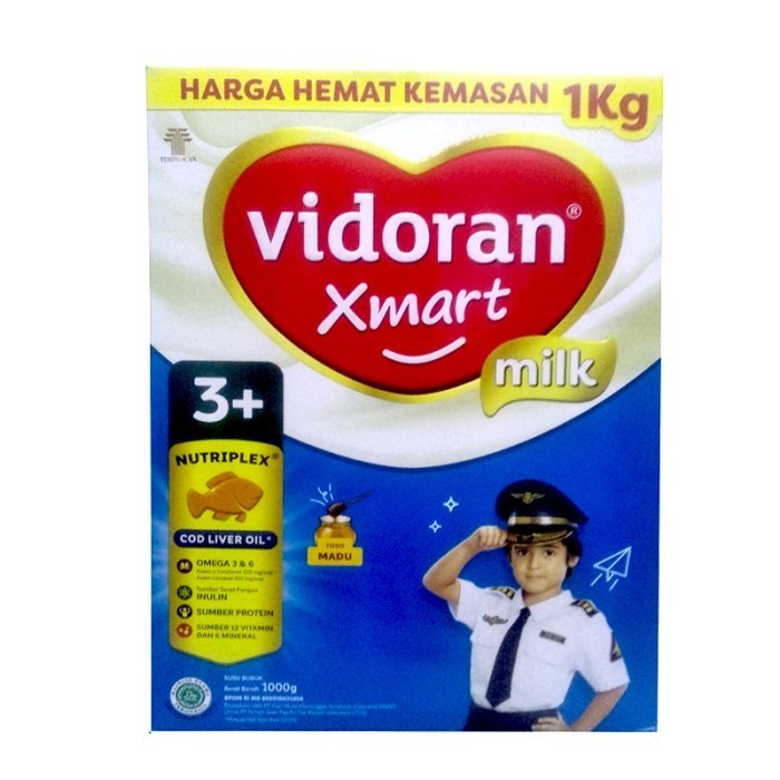 

Susu Vidoran Xmart Milk 3+ Madu Box 925Gr