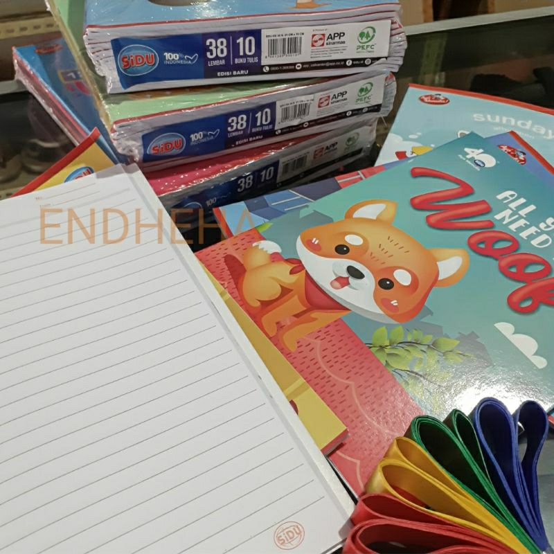 

Buku tulis Sinar Dunia sidu 38 lembar ecer satuan bijian
