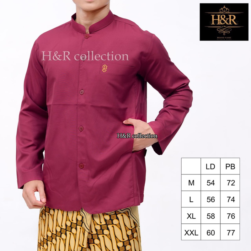 BAJU KOKO AMMU HABAIB MODEL TEROMPAH SEMI JAS BAHAN KATUN KALISTA PREMIUM