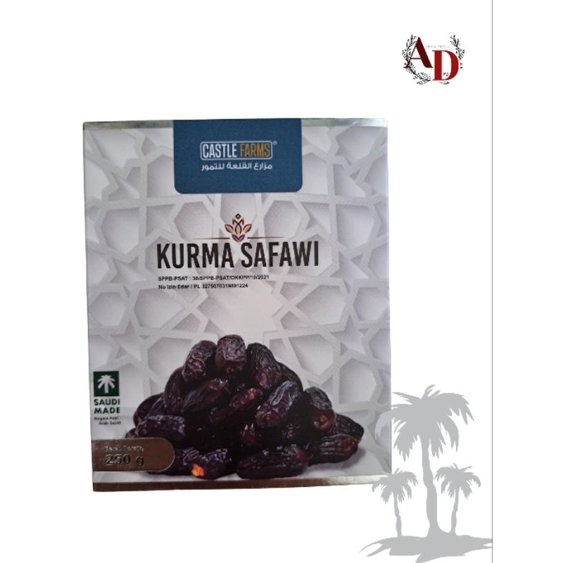 

Kurma Safawi 250gr (Castlefarms), Safawi Dates Premium