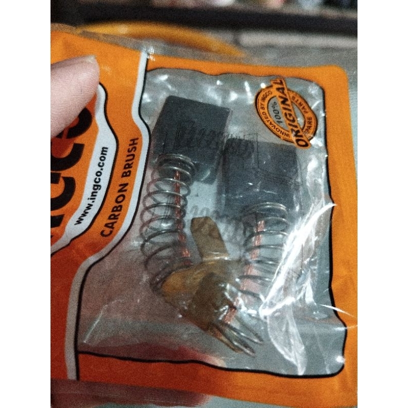 (2 pcs) Carbon brush / Arang mesin jack hammer bobok INGCO (PDB17008 / PDB17008-3)