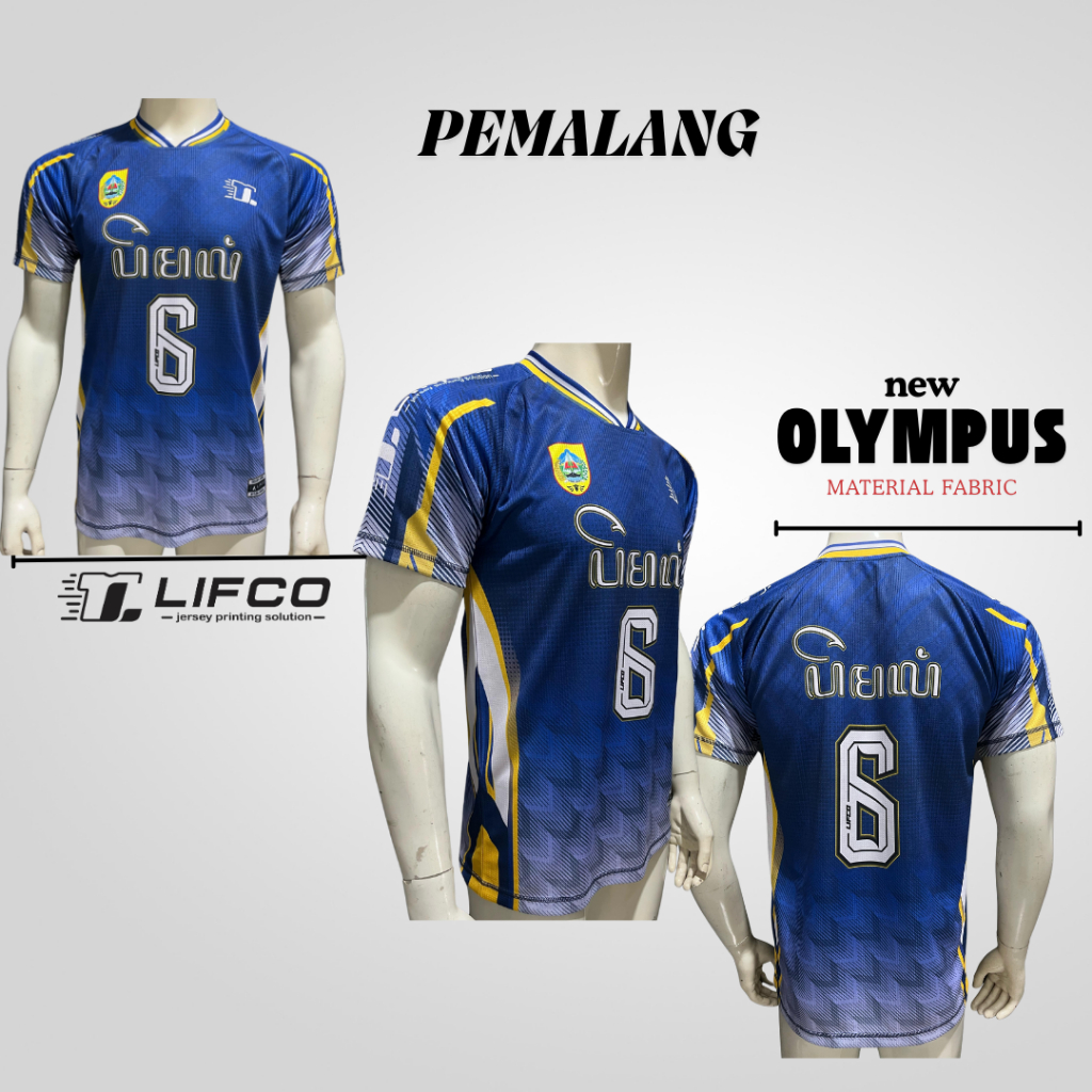 JERSEY VOLI AKSARA SERIES - PEMALANG - ORIGINAL LIFCO (TIDAK BISA REQUEST NAMA)