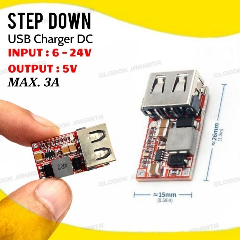Step Down USB 5V 3A Kota Malang