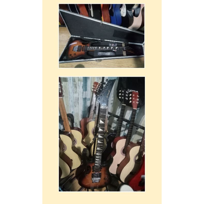 OLSHOP BANJARMASIN-PKET HEMAT Gitar elektrik original Rockwell RG212 plus hardcase siap pakai