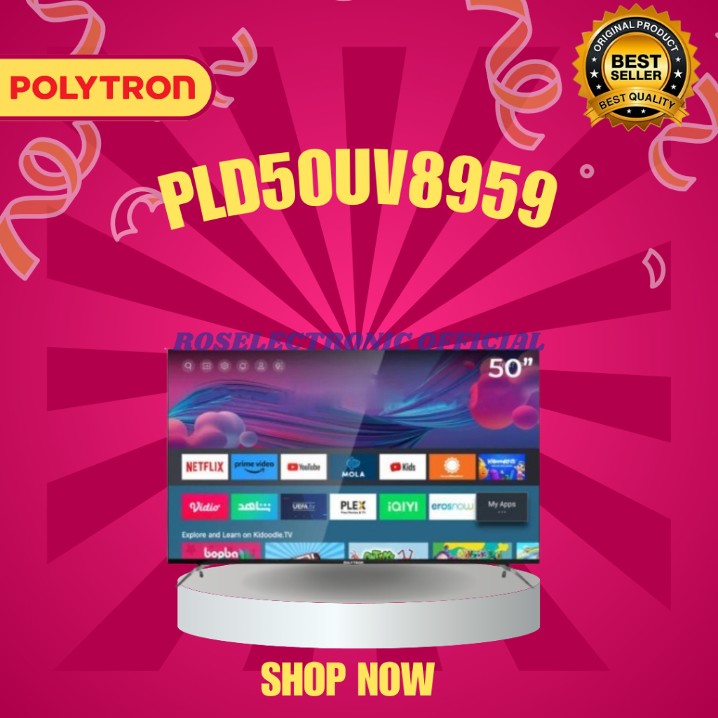 LED TV Full HD Android POLYTRON PLD50UV8959 50inch/PLD50UV8959/PLD-50UV8959/POLYTRON ANDROID TV LED