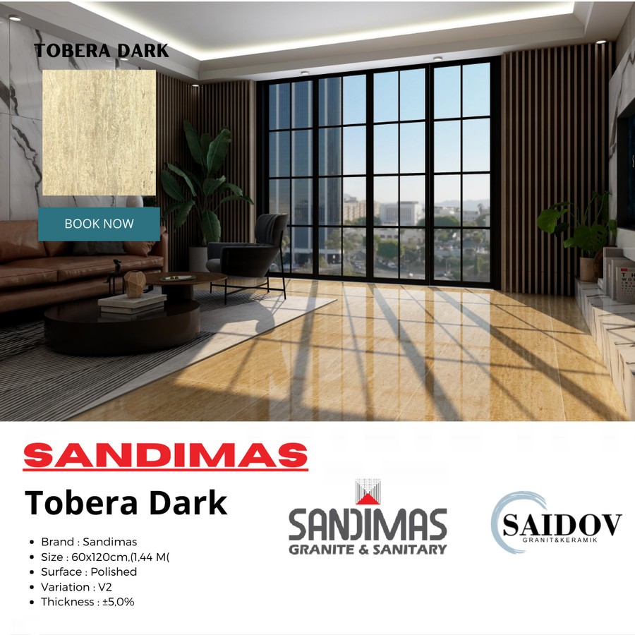 Granit Sandimas Tobera Dark 60x120 ( Digital Polished )