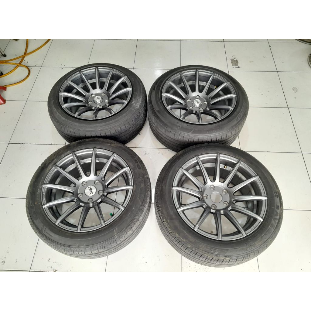 Velg Celong Innova, Terios HSR SHINJUKU RING 17 LOBANG 5X114 GREY (SEKEN)