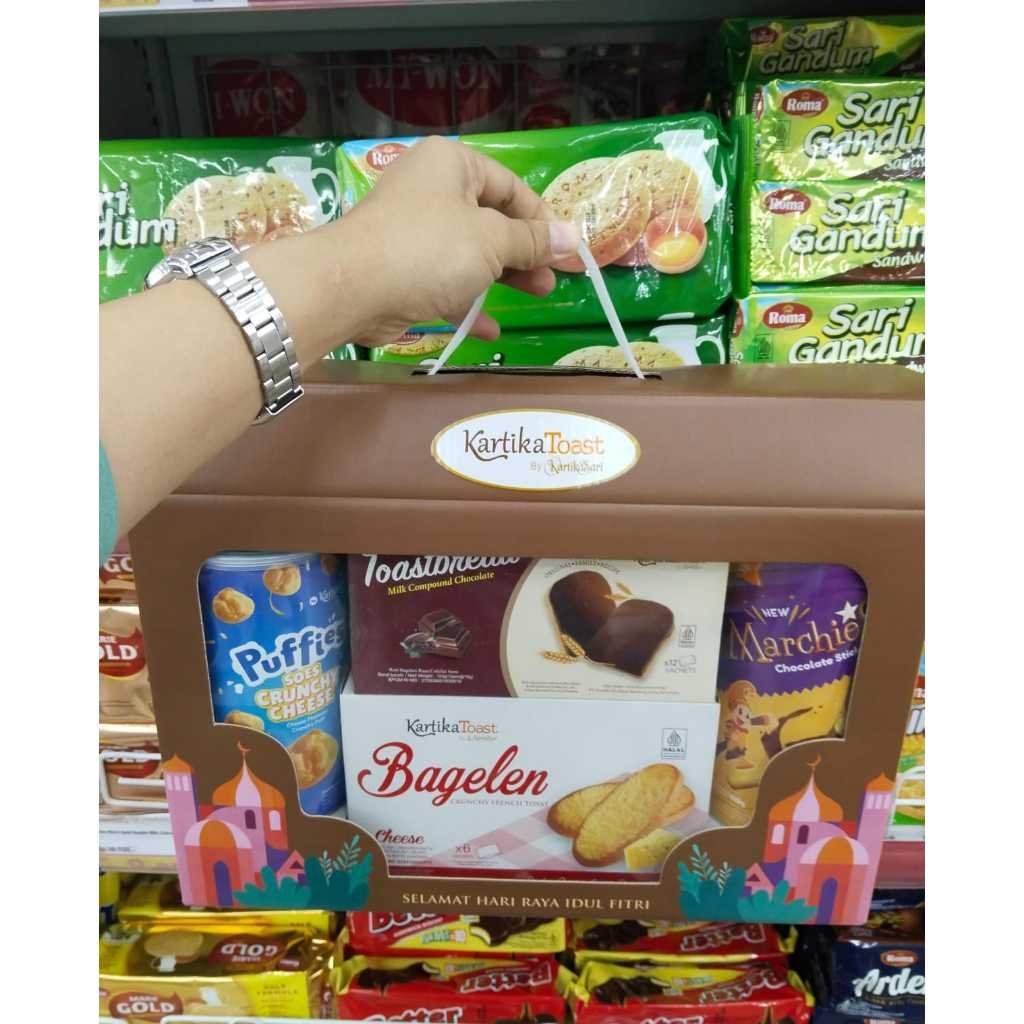

Hampers Kue KartikaToast / Hampers Kue KartikaSari / Parsel Kue Kering Bingkisan Idul Fitri / Hampers Spesial Ramadan / Hampers Parsel Spesial Lebaran Idul Fitri