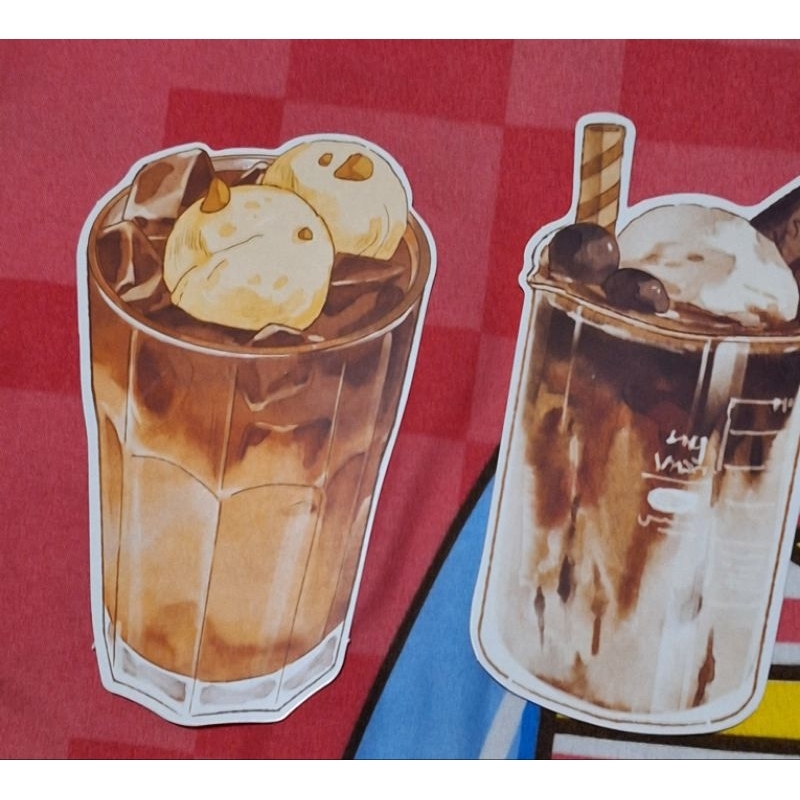 

2 kartu pos shaped/shaped postcard