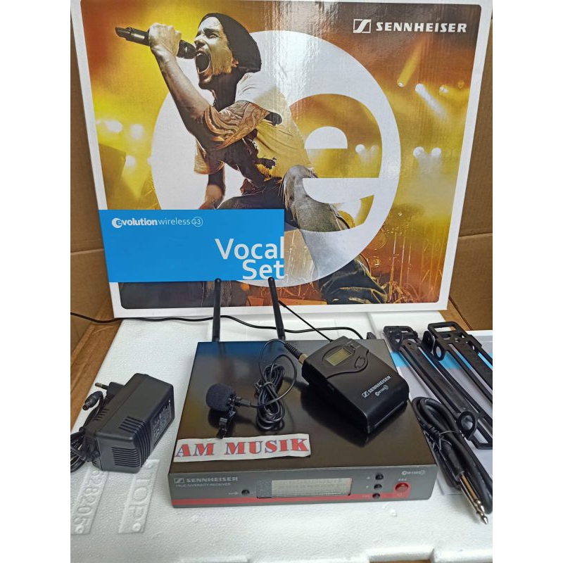 MIC WIRELESS SENHEISER EW122 G3 UHF MIC CLIPON  EW 122 G3 EW122/G3