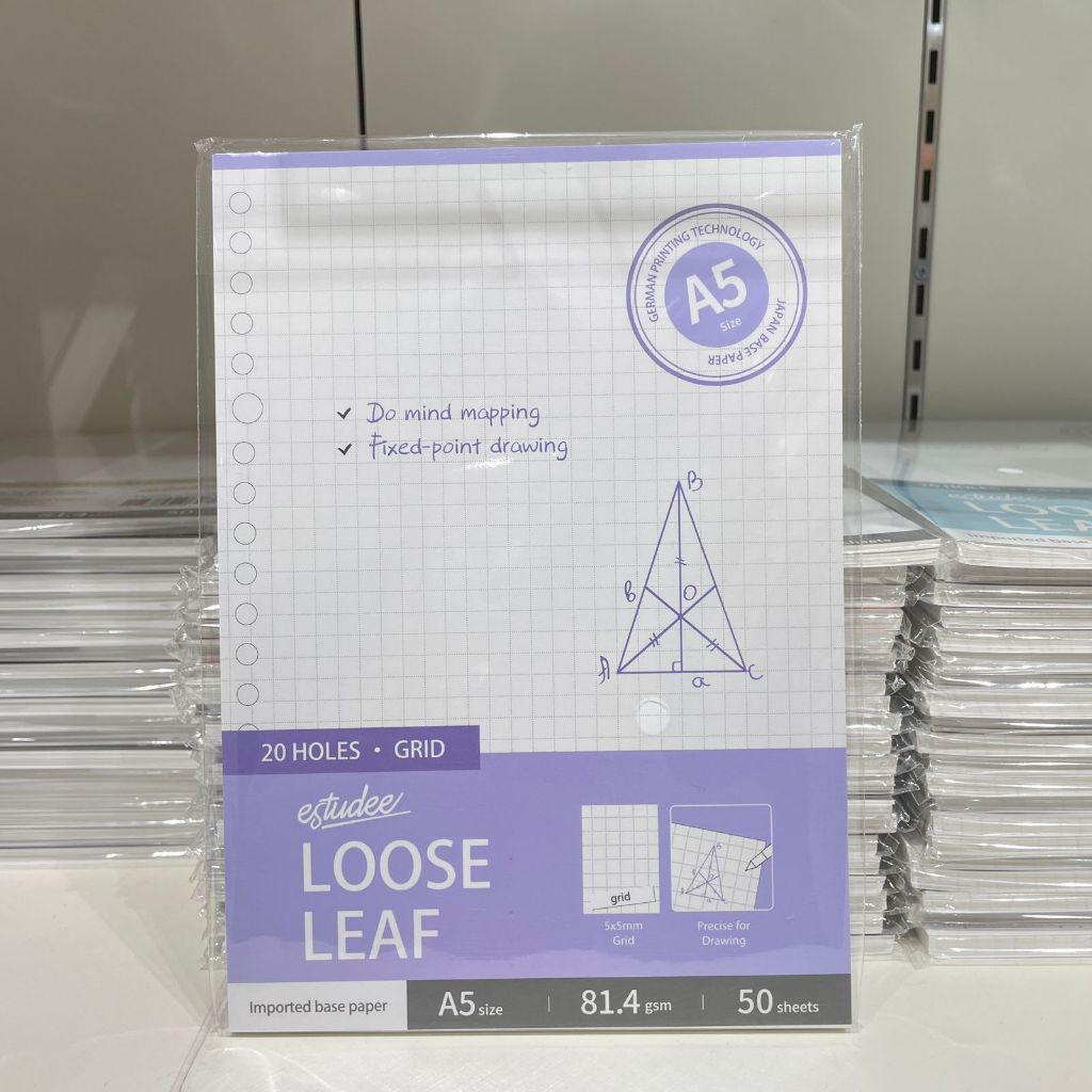 

Gramedia - ESTUDEE LOOSE LEAF PREMIUM - GRID A5
