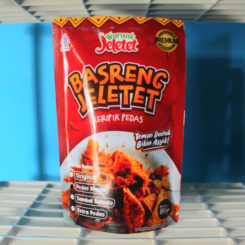 

BASRENG JELELET Keripik pedas