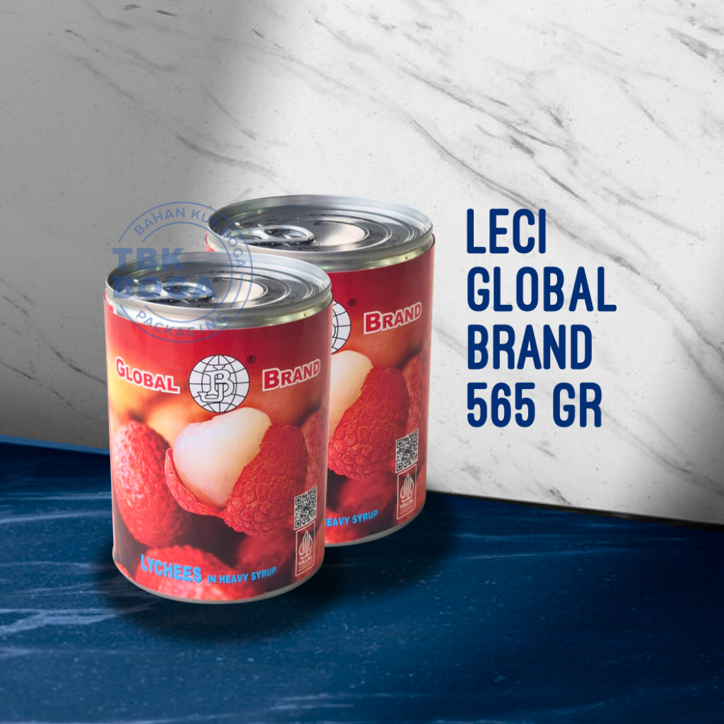 

Lychee Global Brand ( 565 gr ) Leci Buah Kaleng Heavy Syrup Sirup