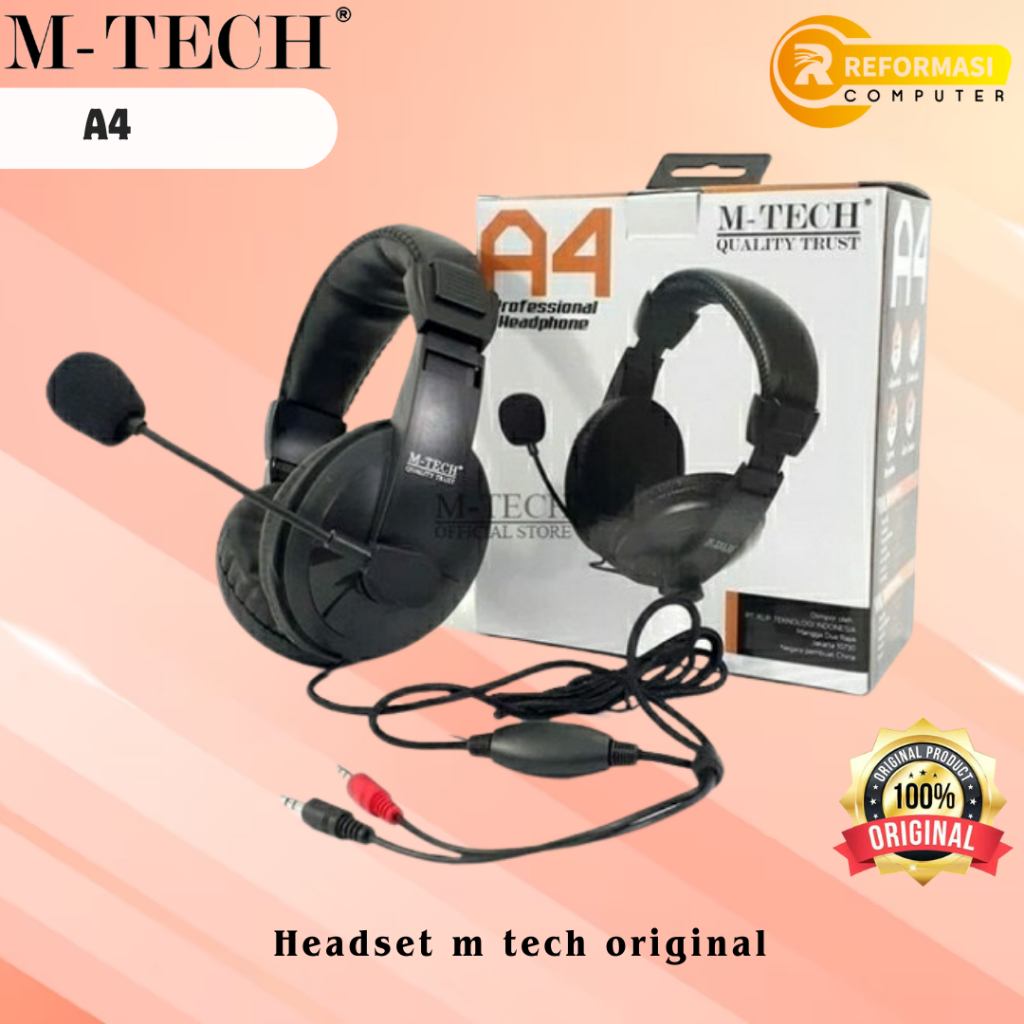 M-TECH Headset m tech original A4