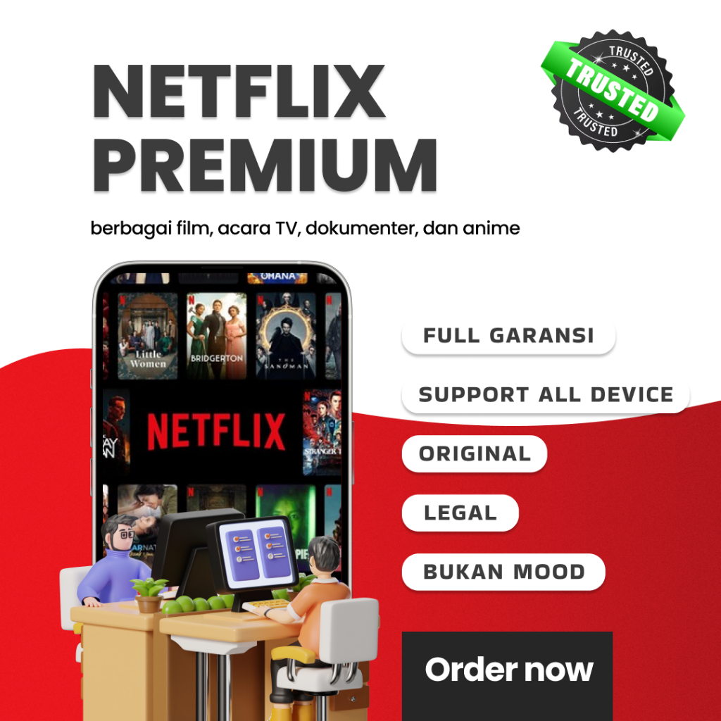 Netflix Premium Langganan Nonton Film & Series Tanpa Batas