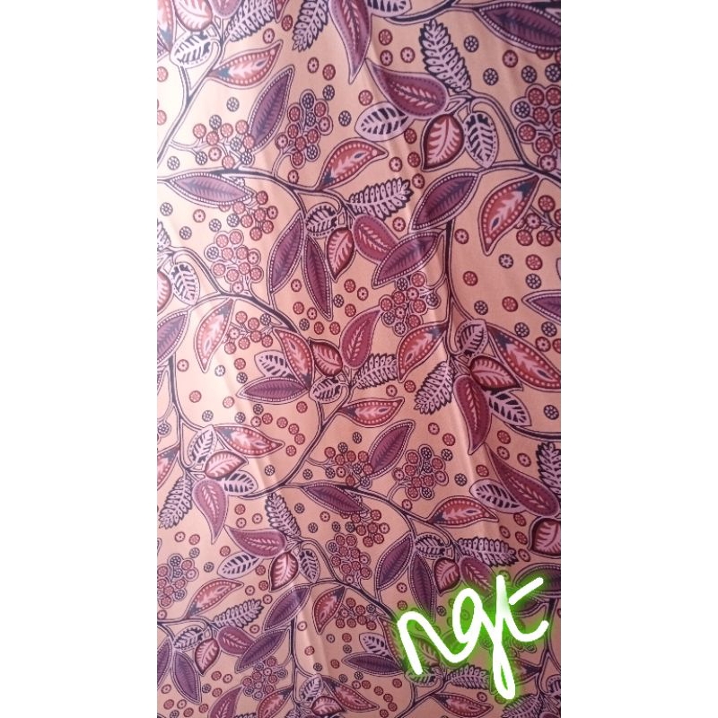 kain satin armany silk motif batik