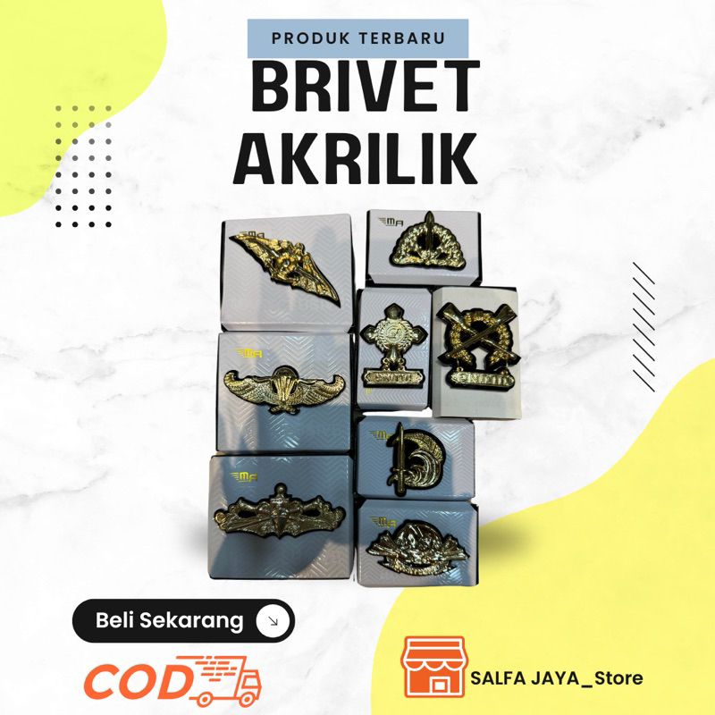 BRIVET TNI AL AKRILIK