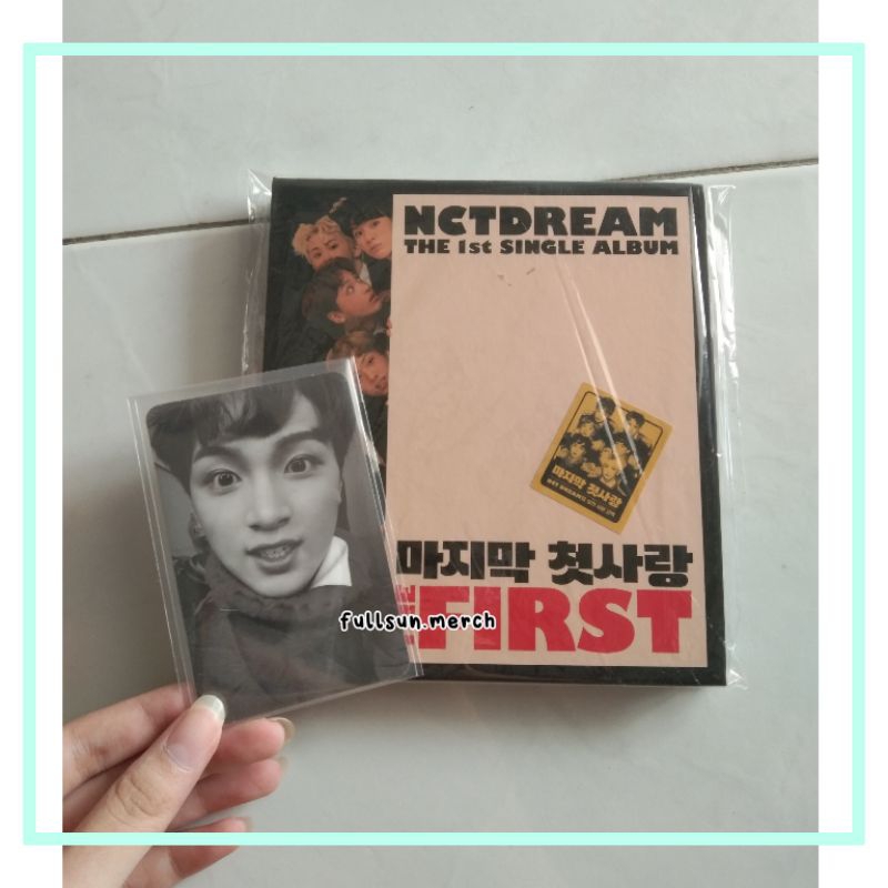 [ READY INA ] Album Nct Dream "My first and last (mfal)" unsealed + pc haechan"