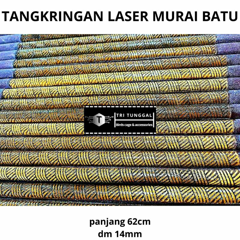 tangkringan amplas murai batu motif laser dm 14mm tangkringan burung murai batu
