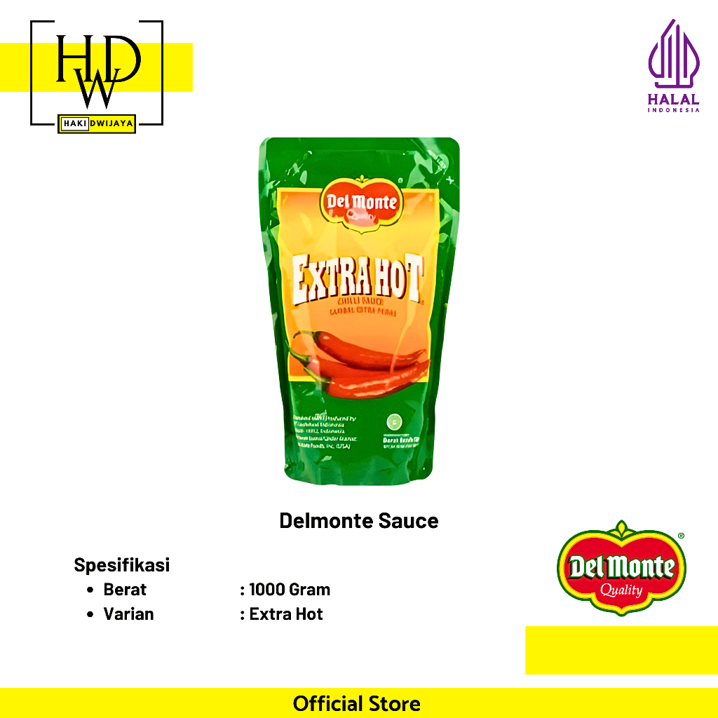 

[1 Kg] Delmonte Saus Sambal Extra Hot Pouch