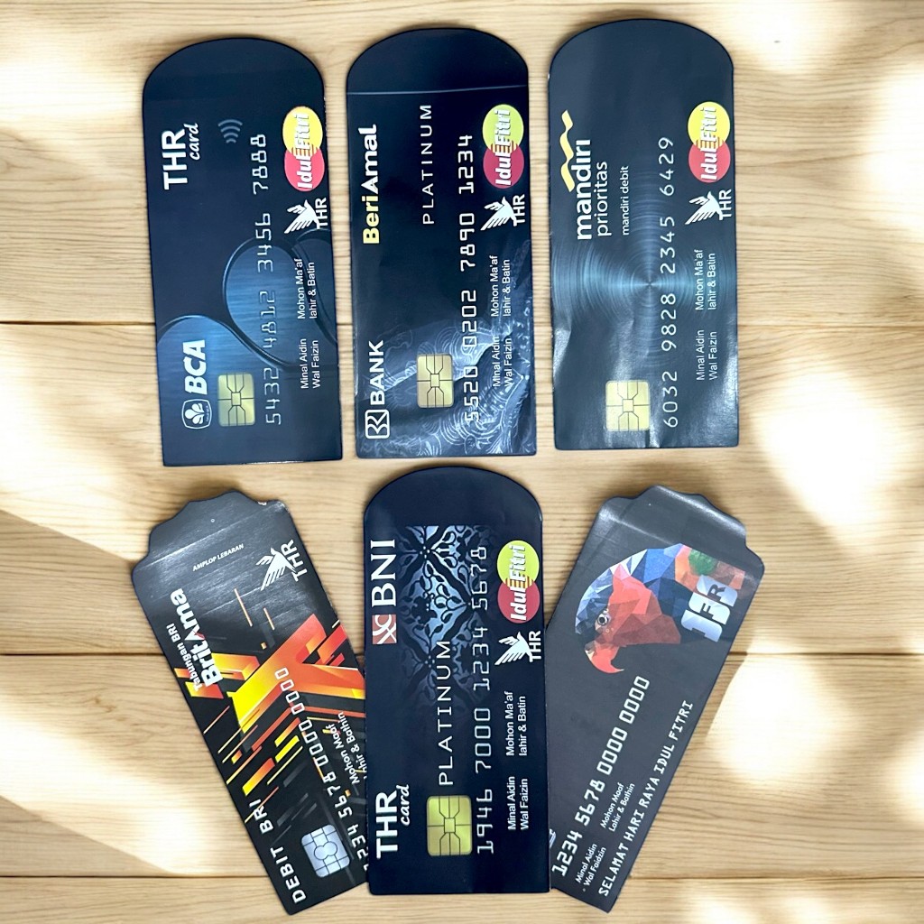 

Tk1- (50 Lembar) Deos-Terbaru Amplop Angpau Lebaran Motif Atm Dan Uang Mainan Ukuran Panjang Isi 50