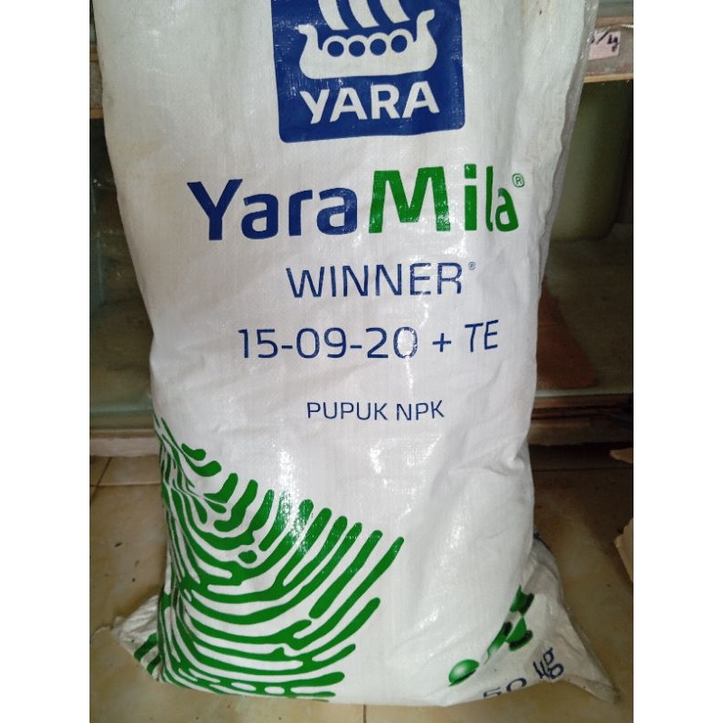 pupuk NPK YARA MILA UNIK dan WINNER KEMASAN 50 kg