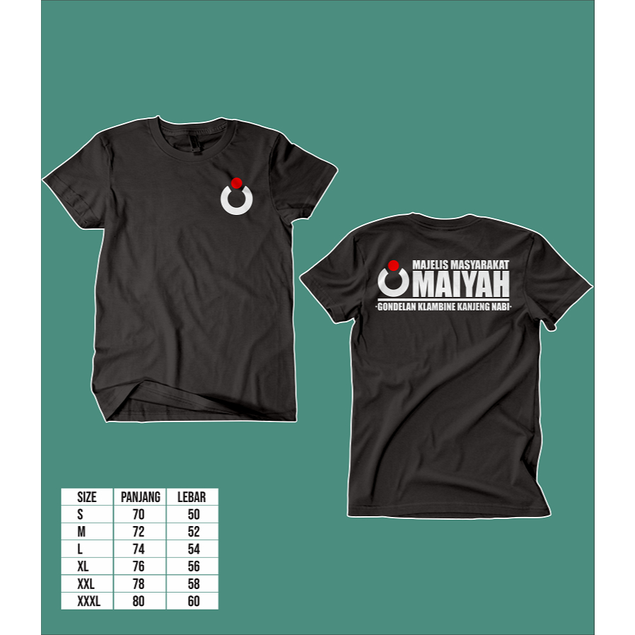 kaos maiyah (majelis masyarakat maiyah)