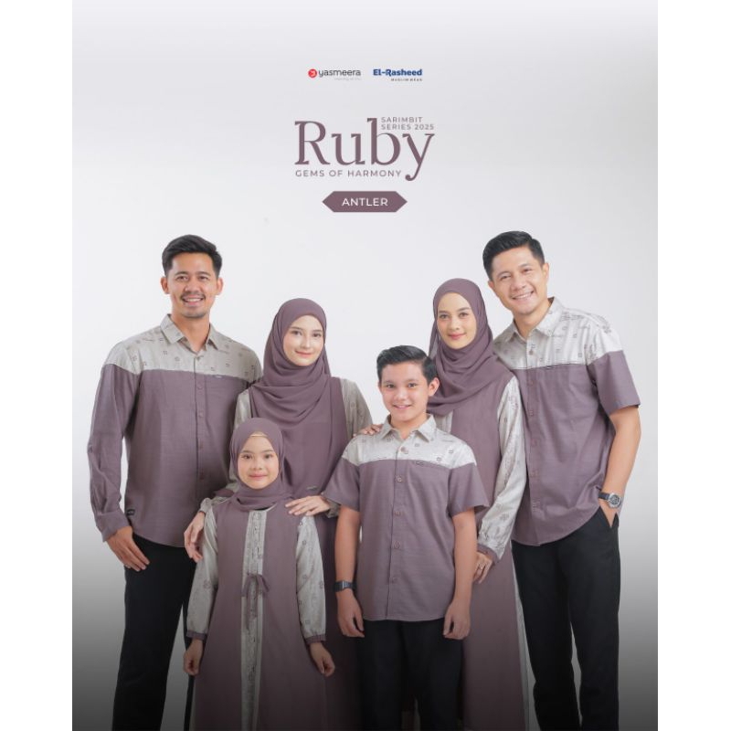 YASMEERA - RUBY SERIES / ANTLER / FAMILY SERIES / SARIMBIT KELUARGA / SERAGAM LEBARAN / BAJU KELUARG