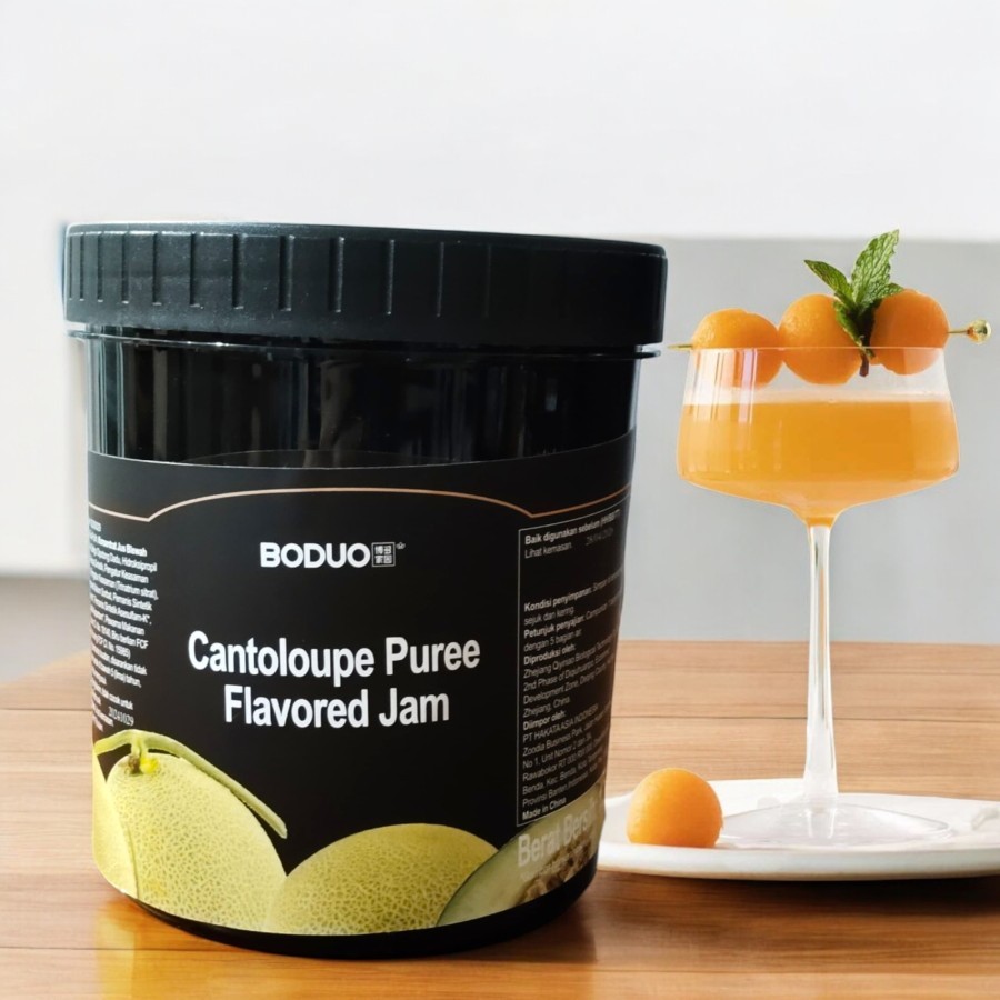

Boduo - Cantoloupe Puree Flavored Jam - Selai Rasa Melon 1300 gram