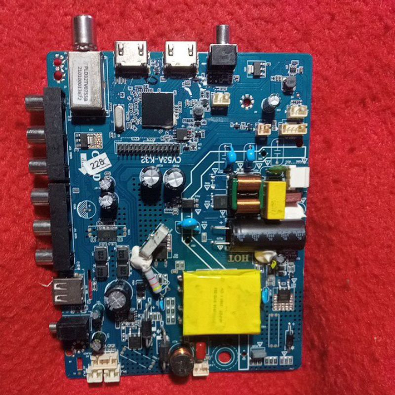 Mb Tv Polytron PLD32TV0755B / Mainboard / Mb / Mobo / Mesin Tv Polytron PLD 32TV0755 B