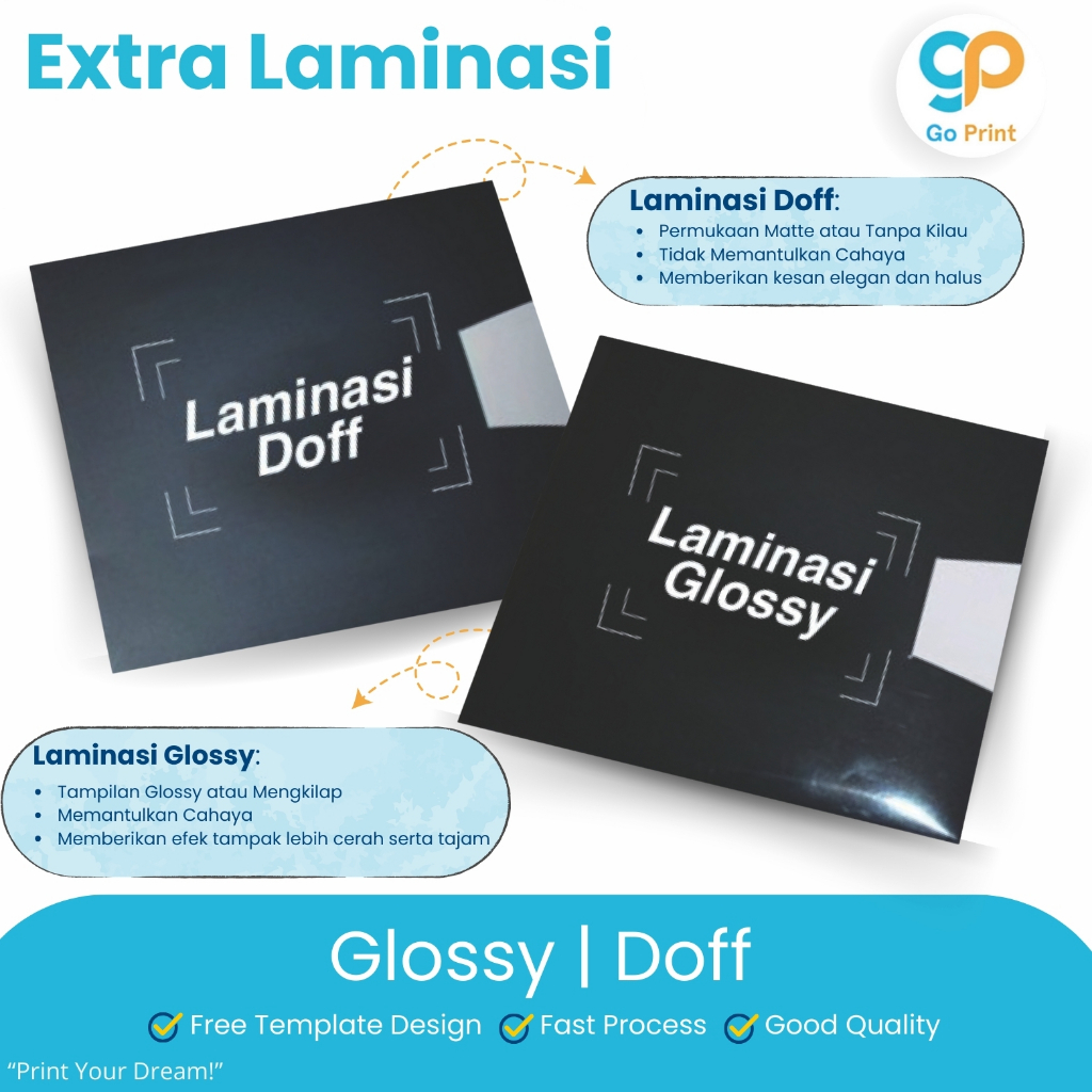 

Extra Laminasi Glossy/Doff