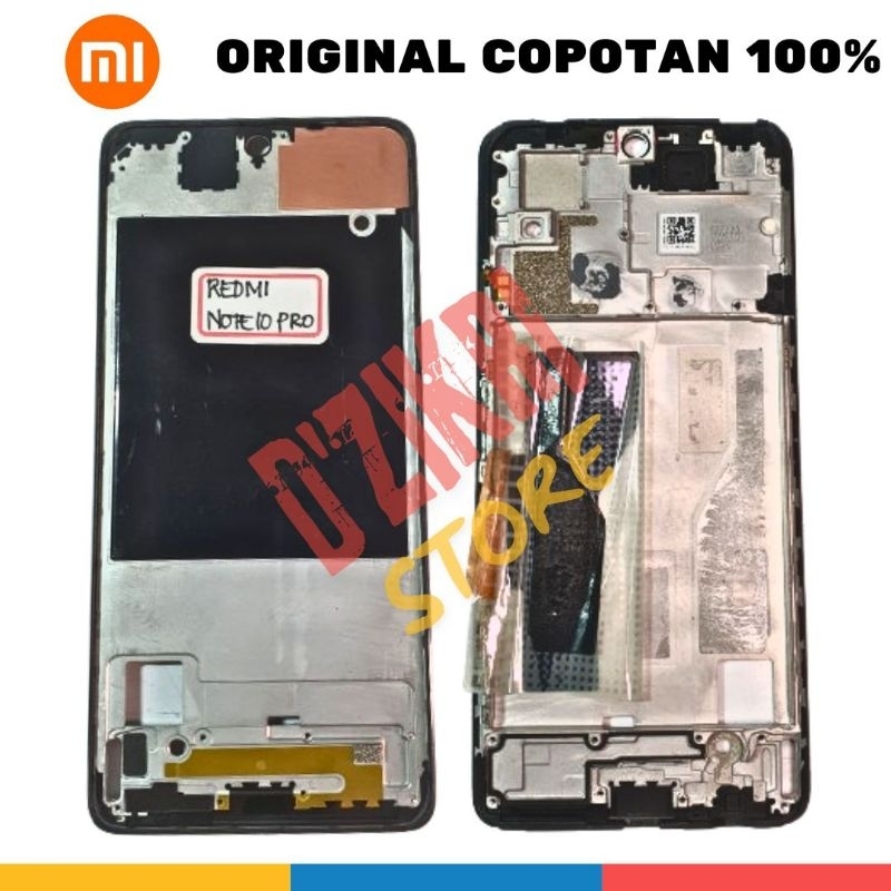 FRAME TATAKAN LCD XIAOMI REDMI NOTE 10 PRO ORIGINAL COPOTAN