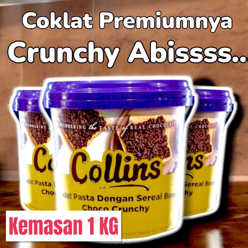 

COLLINS CHOCO CRUNCHY, COKLAT VIRAL RASA MAHAL HARGA MINIMAL