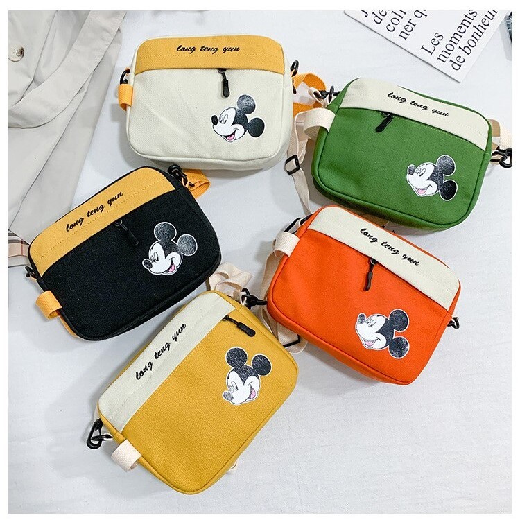 Radiva_bag - Tas Selempang Anak Wanita Dan Pria Remaja Terbaru Kekinian Carakter MICKEYMOUSE PANJANG