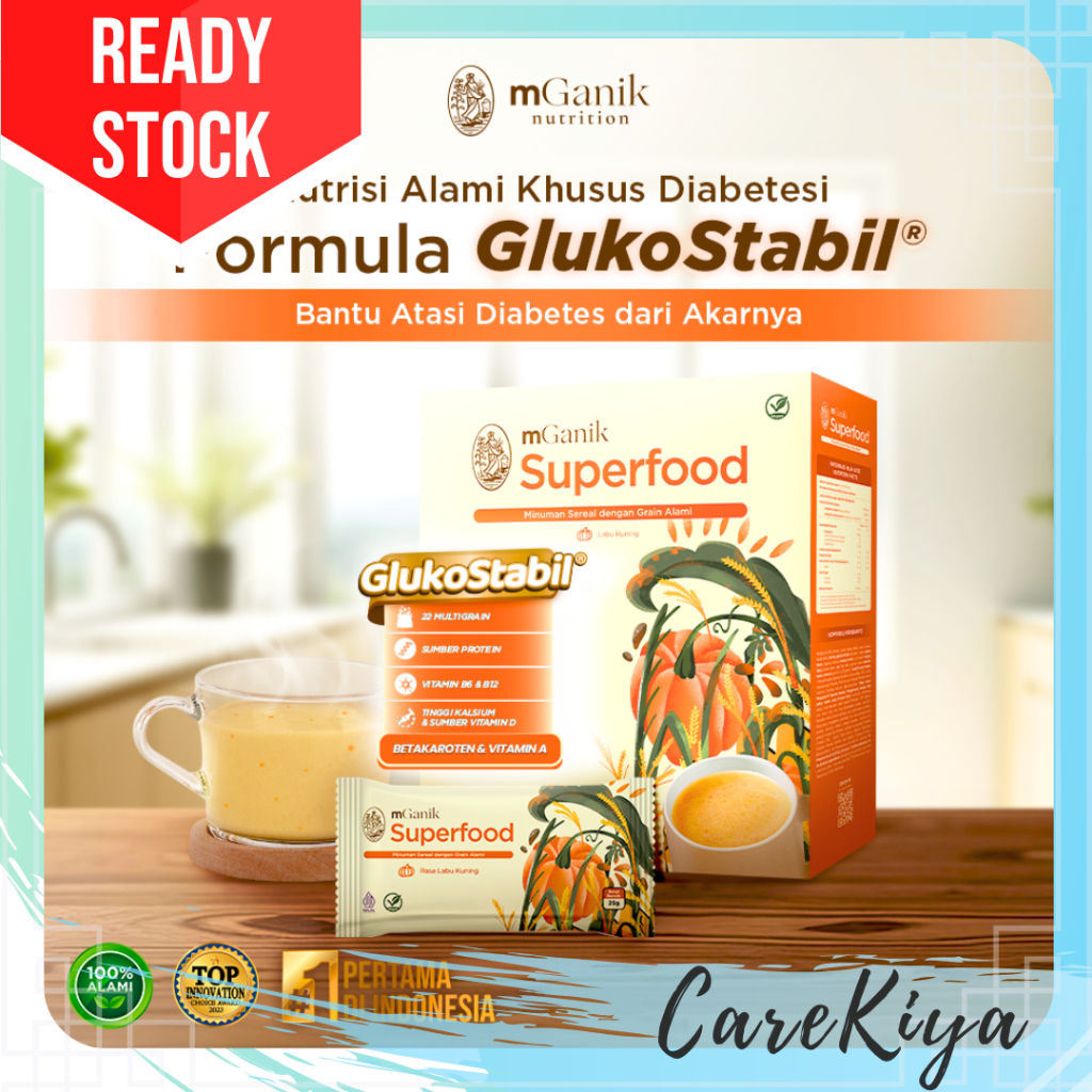 

Mganik Superfood Labu Nutrisi Alami bantu atasi diabetes dari akarnya
