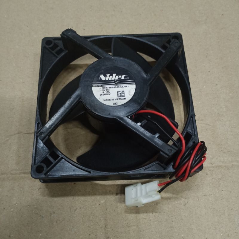 kipas fan motor kulkas Panasonic 2pintu 9x9 /8volt